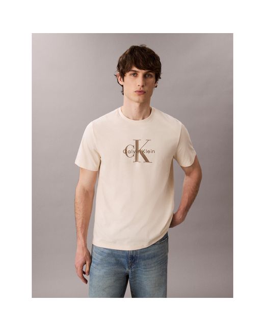 Calvin Klein Natural Monogram T-Shirt for men