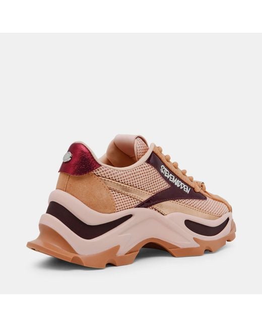 Steve Madden Pink Zoomz Chunky Trainers