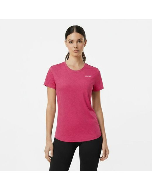 Usa Pro Pink Tech Crew Tee