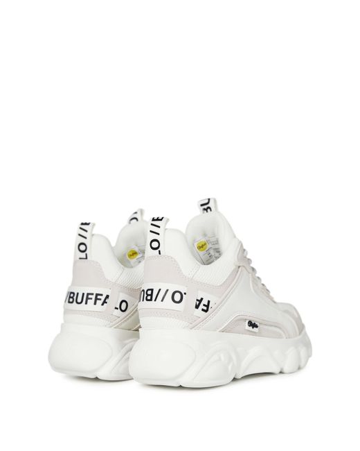 Buffalo White Cld Chai Trainers
