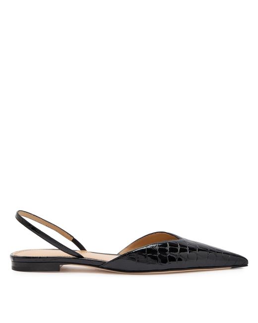 Victoria Beckham Black Victoria Angle Halter Back Fla