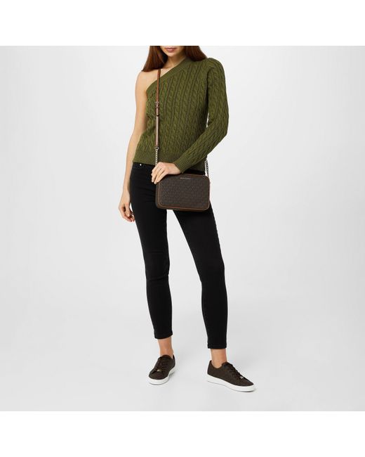 MICHAEL Michael Kors Brown Signature Keaton Low-Top Trainers
