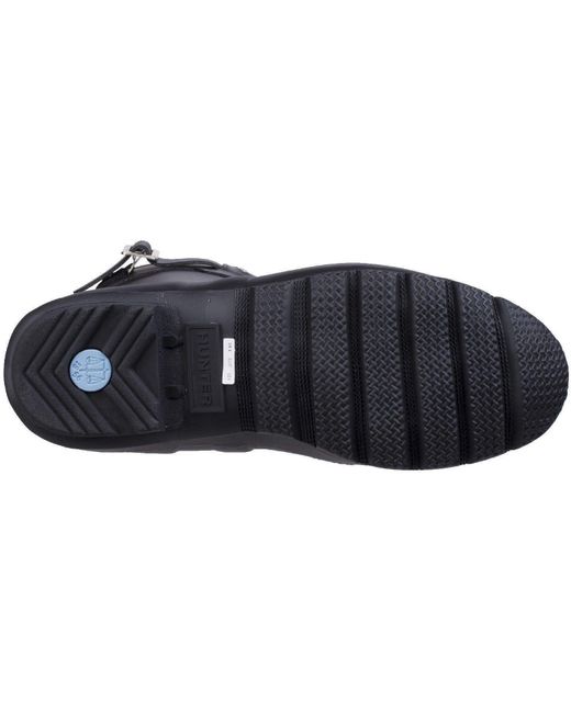 Hunter Blue Original Short Wellington Boots