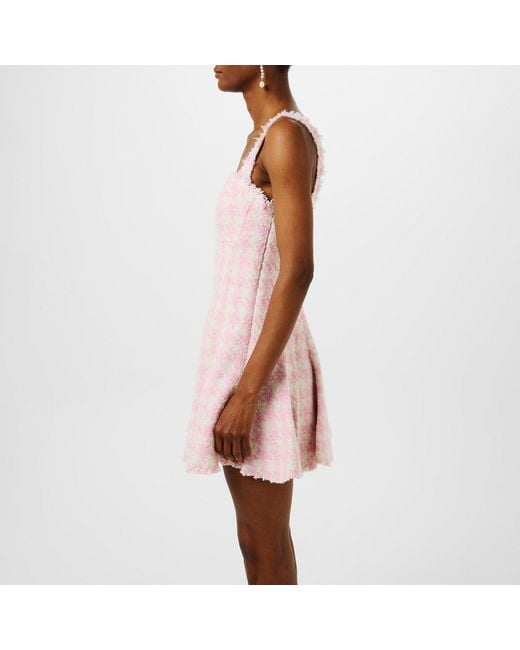 LoveShackFancy Pink Josalie Mini Dress