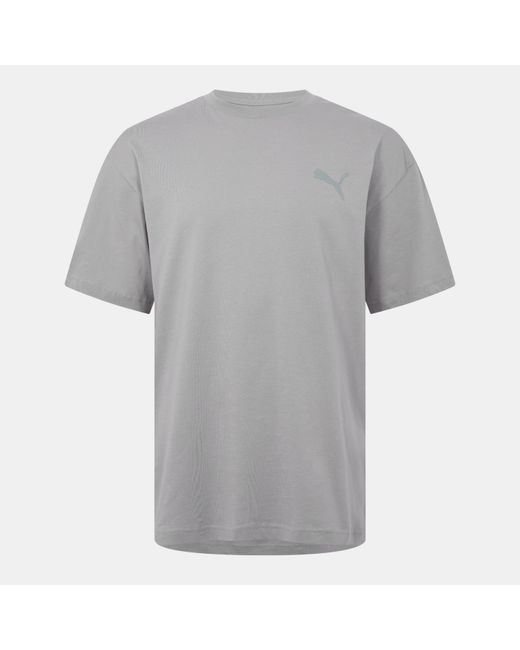 PUMA Gray Elevated T-Shirt for men