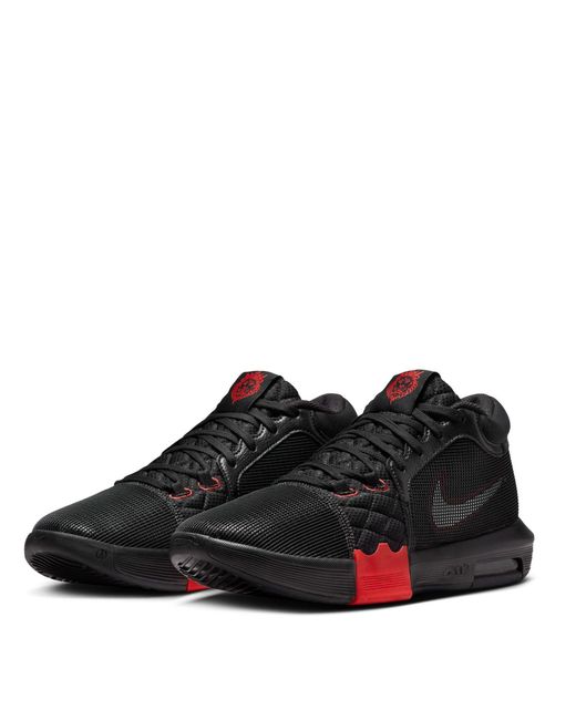 Nike Black Lebron Witness 8 Basketball Shoes for men