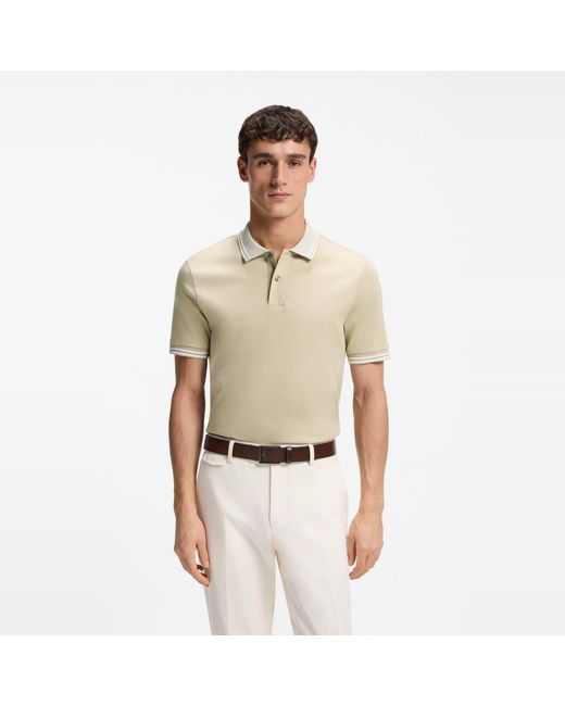 Boss Natural Short Sleeve Polo Shirt for men