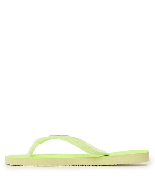 Havaianas Green Glitter Flip Flops
