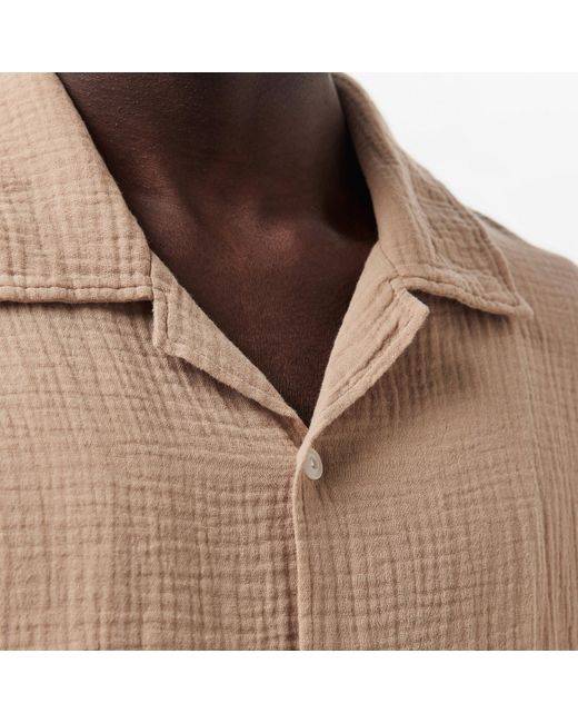 Albam Natural Crinkle Holiday Shirt for men