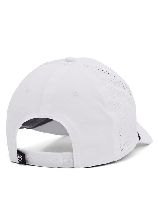 Under Armour White Drive Rope Golf Cap for men