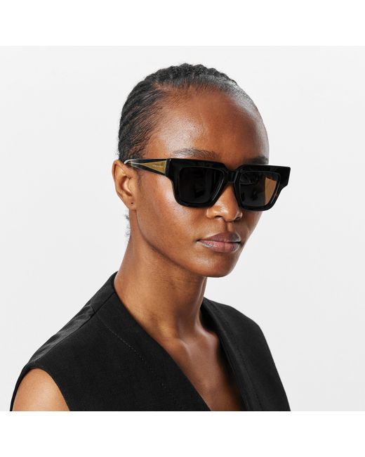 Bottega Veneta Black Bv1276S Square Sunglasses