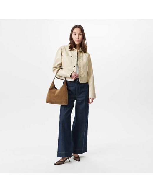 Boss Natural C_Jelt Faux Leather Jacket