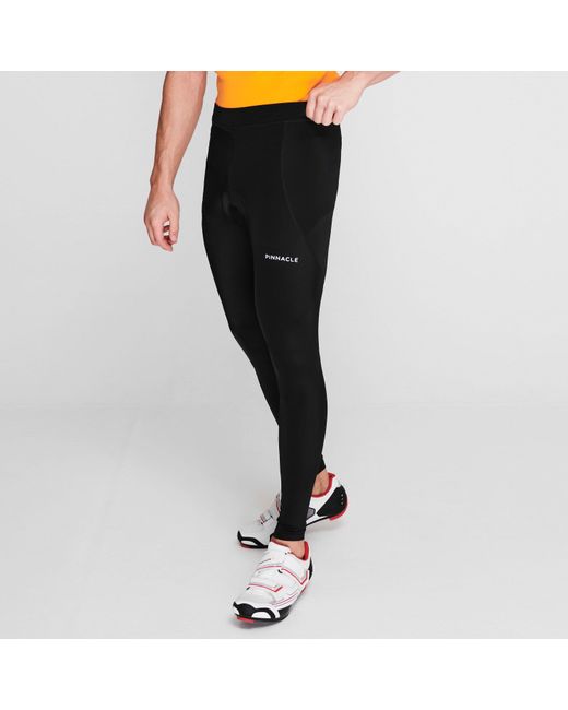 Pinnacle Black Cycling Tights for men