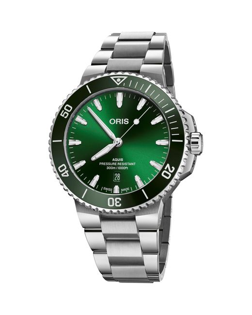 Oris Green Aquis Date Bracelet Watch for men