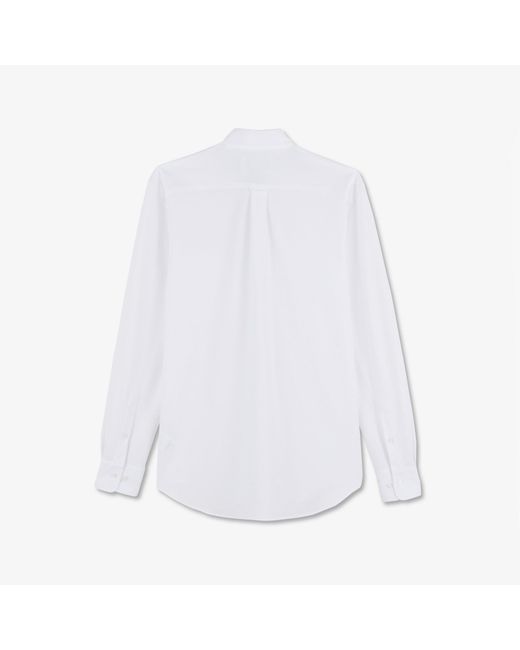 Eden Park White Pinpoint Cotton Shirt for men