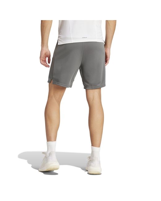 Adidas Gray All Set Training Shorts for men