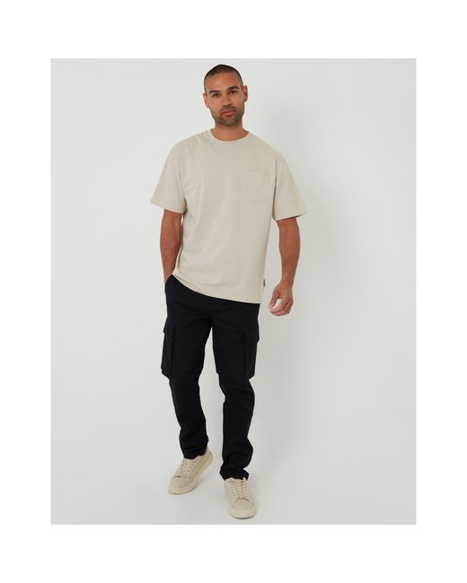 Threadbare Natural Ambrosia Regular Fit T-Shirt for men