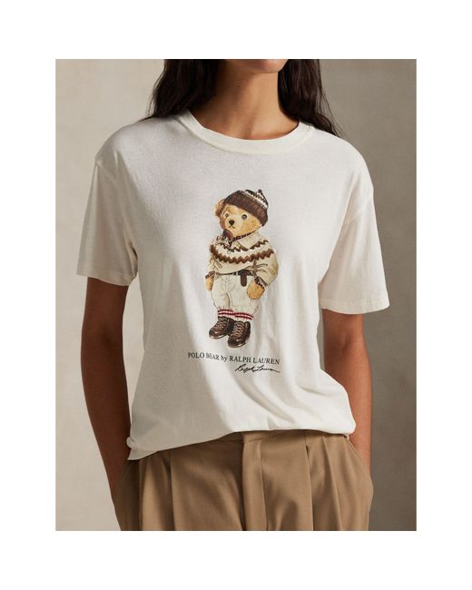Polo Ralph Lauren White Knitted T-Shirt