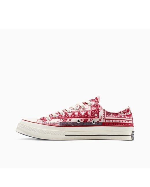 Converse Pink Adults Chuck 70 Ox Canvas Trainers