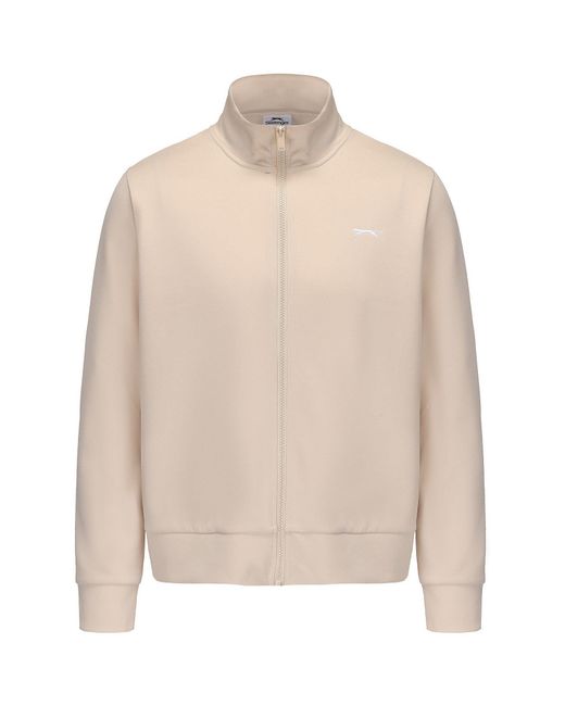 Slazenger 1881 Natural Leisure Full Zip Long Sleeve Softshell Jacket