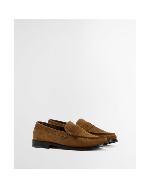 Barbour Brown Linford Loafer for men