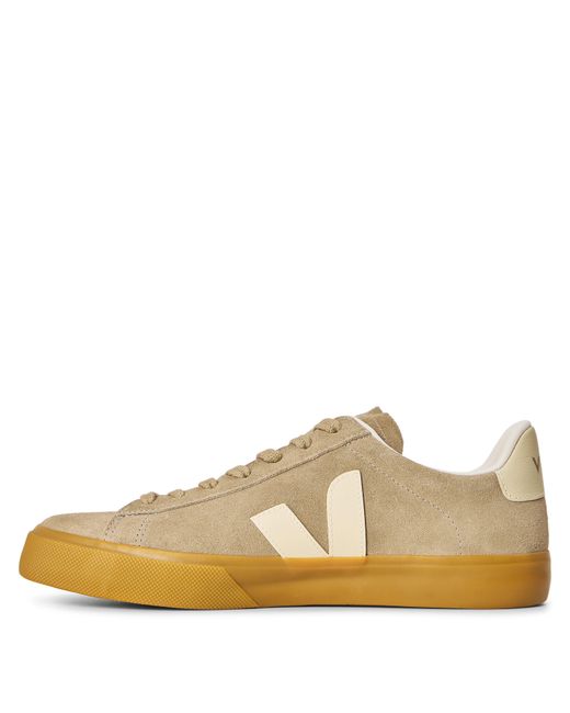 Veja Brown Campo Suede Low-Top Trainers