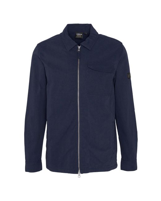 Barbour Blue Maze Overshirt for men
