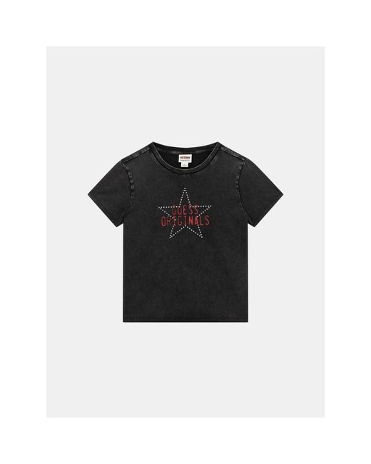 Guess Black Star Std Bby T Ld44