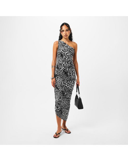 Norma Kamali Multicolor Floor-Length Maxi Dress