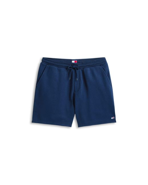 Tommy Hilfiger Blue Fleece Jogger Shorts for men