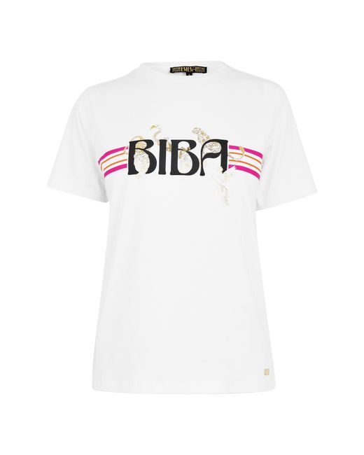 Biba White Logo T-Shirt