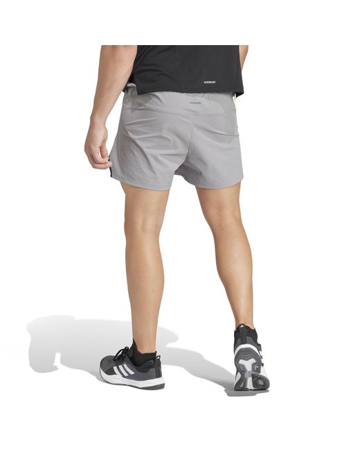 Adidas Gray D4T Pro Series Adistrong Workout Shorts for men