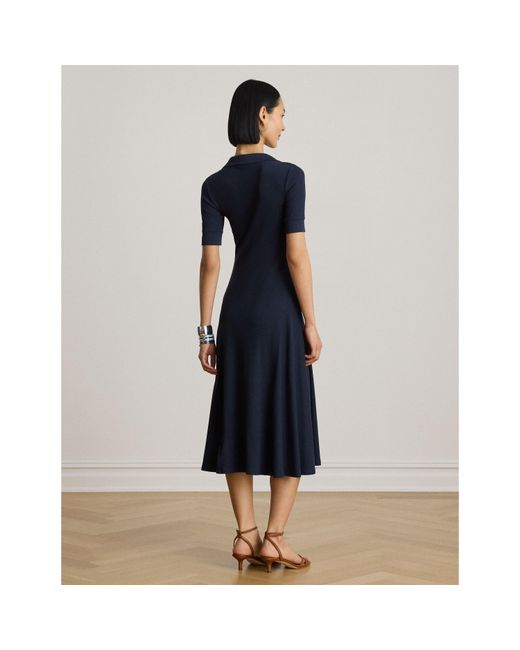 Ralph Lauren Blue Knitted Jumper Dress