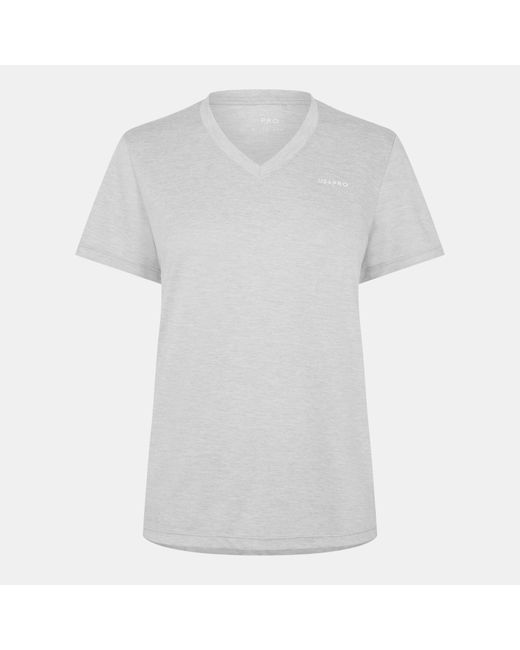 Usa Pro White The Tech V-Neck Tee