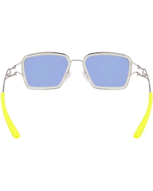 Nike Yellow Veil Prism Square Sunglasses