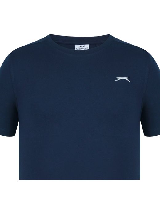 Slazenger 1881 Blue Plain T-Shirt for men