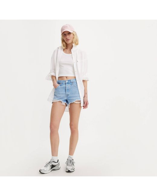 Levi's Blue 501 Original Shorts
