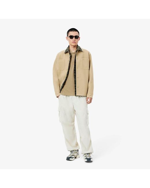 Lacoste Natural Classic Fit L.12.12 Washed Effect Polo Shirt for men