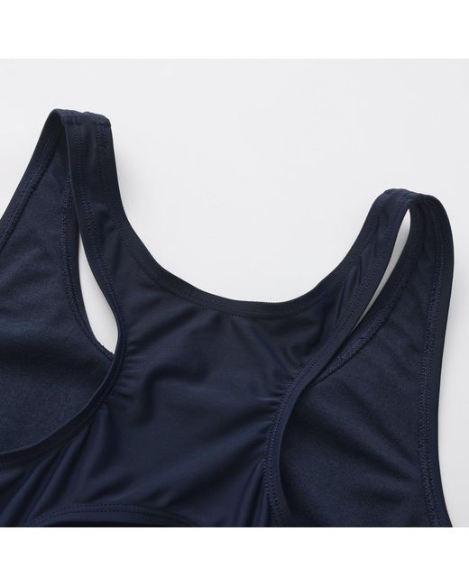 Slazenger 1881 Blue Racer Back Lycra Xtra Life Swimsuit Ladies