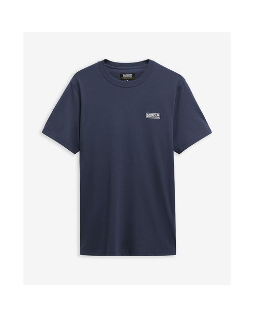Barbour Blue Small Logo T-Shirt for men