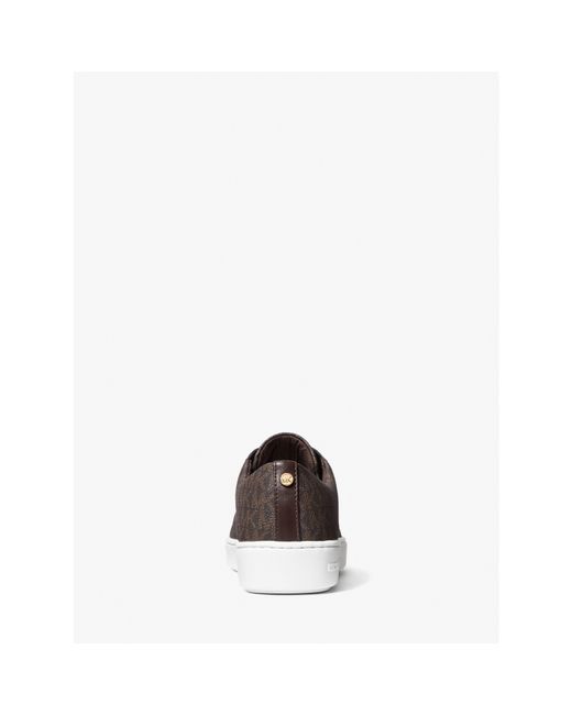 MICHAEL Michael Kors Brown Signature Keaton Low-Top Trainers