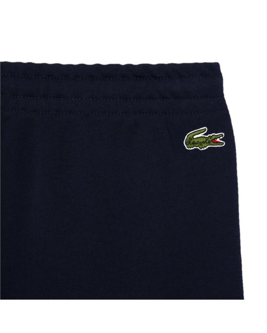 Lacoste Blue Cuffed Fleece Joggers for men