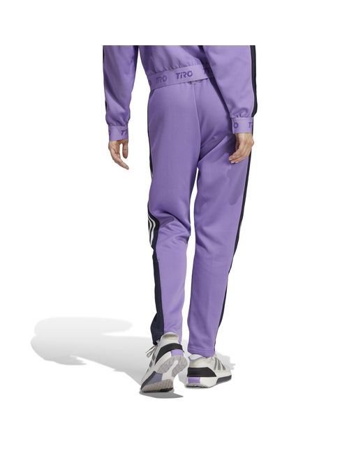 Adidas Purple Tiro Suit Up Advanced Leggins