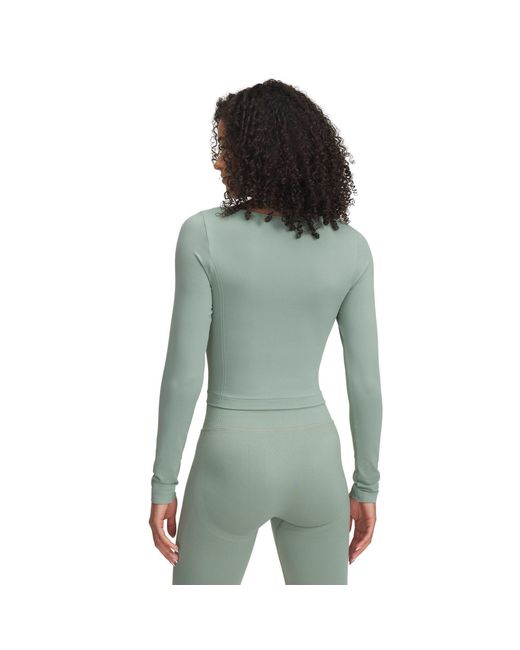 Under Armour Green Vanish Seamless Long-Sleeve Performance Gym Top
