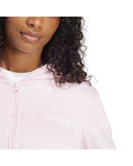 Adidas White Linear Full Tracksuit