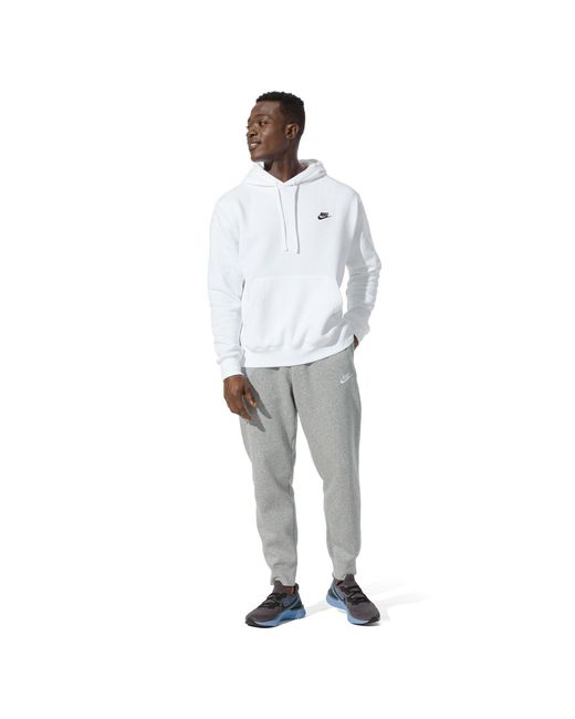 Nike Gray Sportswear Club Fleece Jogging Pants for men