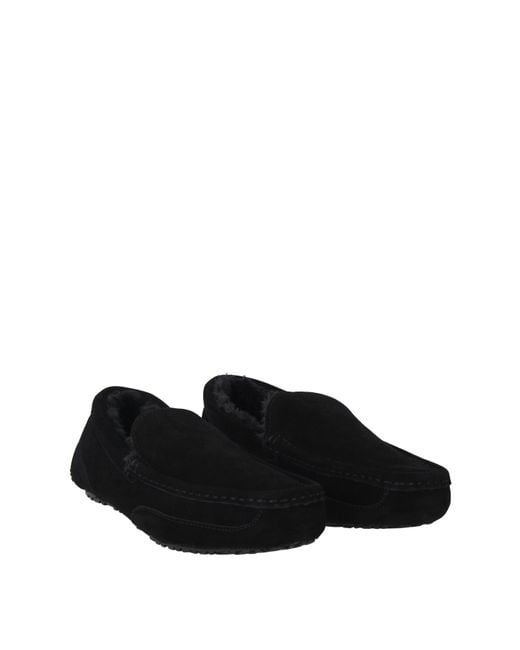 Jack Wills Black Moccasin Slippers for men