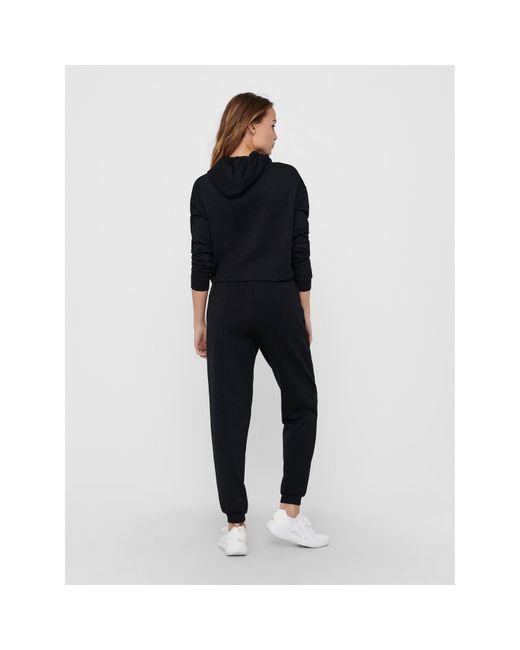 Only Play Black High Waist Closed Hem Jersey Joggers