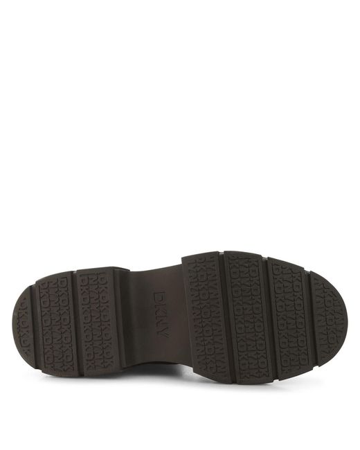 DKNY Black Fiza Zip Up Winter Boots