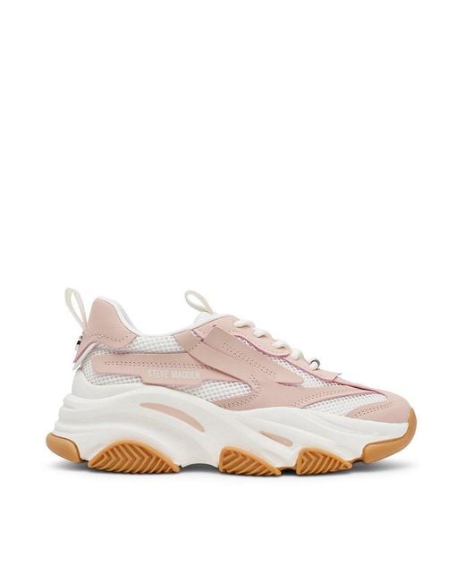 Steve Madden Pink Possession Chunky Trainers